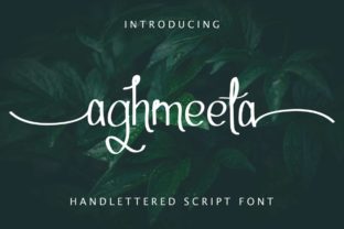 Aghmeeta: A Playful Script Font