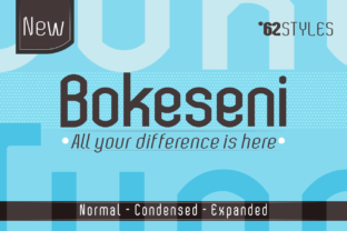 Bokeseni Condensed: A Clean, Cute Sans Serif