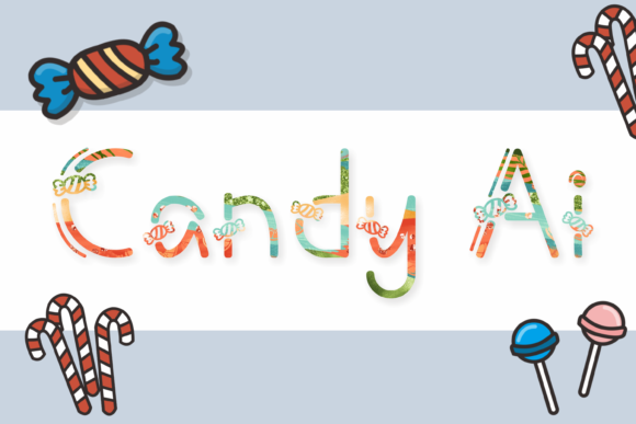 Candy Ai: Sweet Decorative Font