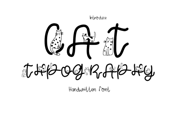 Cat Typography: A Cute Font for Creative Projects