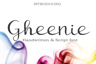 Gheenie: A Script Font for Web Design