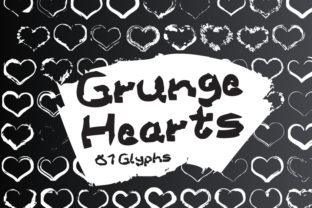 Grunge Hearts Font Review