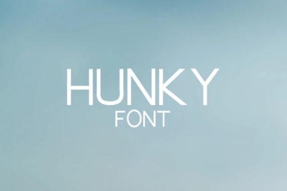 Hunky: A Clean, Casual Font for Better Reading