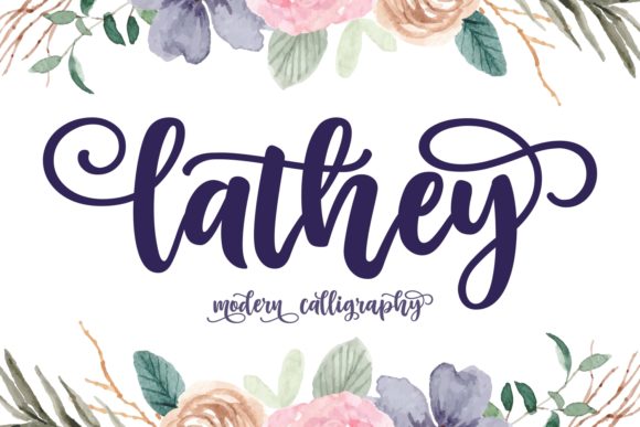 Lathey: A Friendly Handwritten Font
