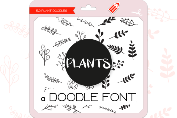 Plants Dingbats Font for Creative Design