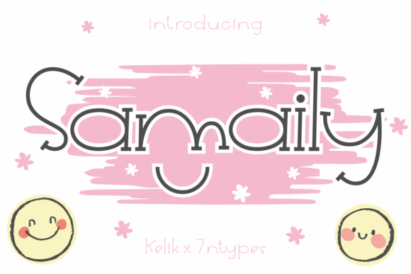 Samaily: A Whimsical Serif Font for Business Branding