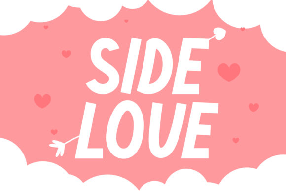 Side Love: A Bold, Cute Font for Editorial Design