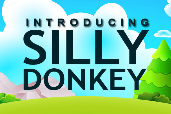Silly Donkey Font for Web Design