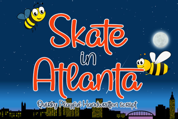 Skate in Atlanta: A Playful Script Font