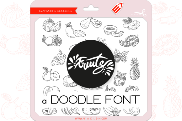 The Fruits: A Cute Dingbats Font for Creative Projects